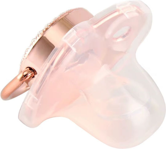 Kidds Luxury Set Pacifier Silicone Rose Gold for 6+ months