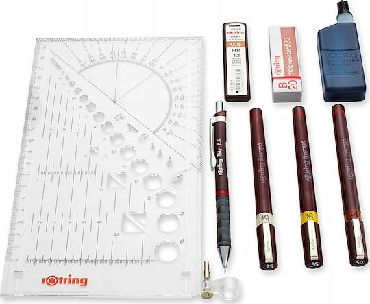 Rotring Σετ Ραπιδογράφοι 1.1mm