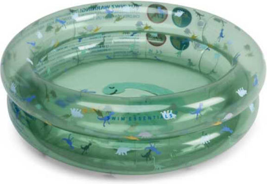Swim Essentials Παιδική Στρογγυλή Πισίνα PVC 15lt Φουσκωτή Dino