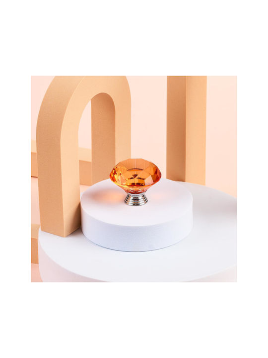 Mâner Pentru Mobilier Din Cristal În Culoare Portocalie Diametru 40mm