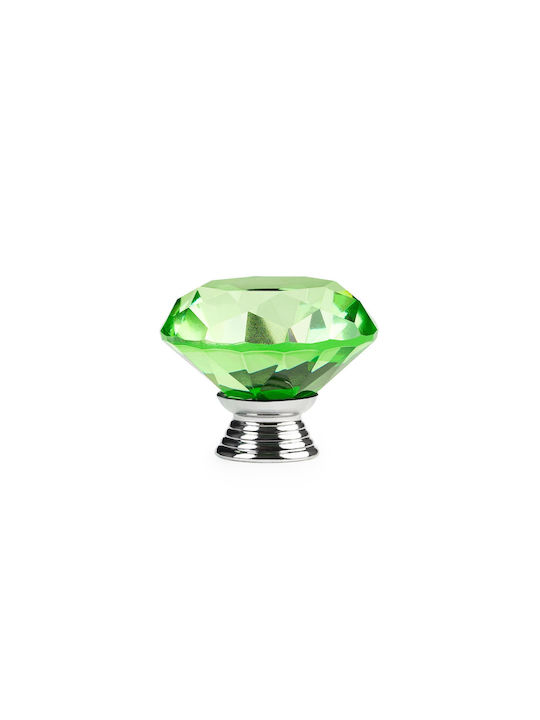 Mâner Pentru Mobilier Din Cristal Verde Diametru 40mm