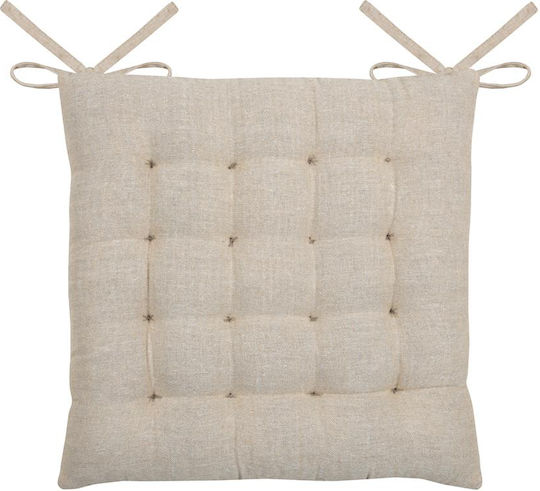 Garden Chair Cushion Nova White 38x38cm