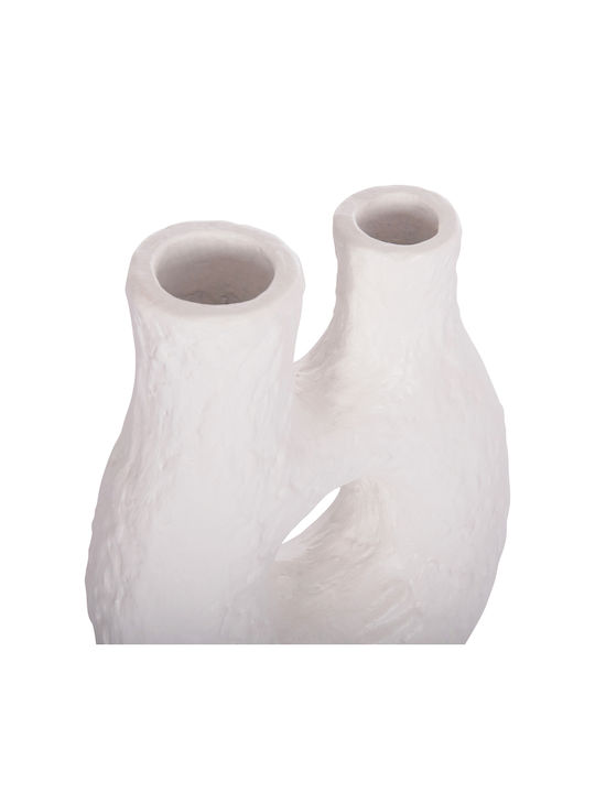 HomeMarkt Decorative Vase Namentis White 27x13.5x37cm