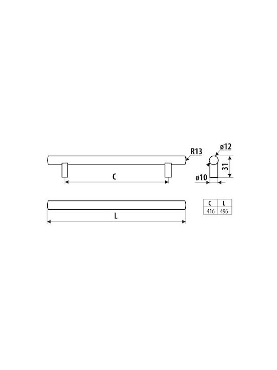Gamet Mâner Mobilier din Metal în Culoare Negru 1buc