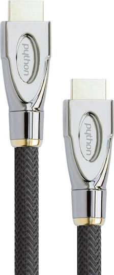 Python Cabluri HDMI 2.0 Premium High Speed 4K 60Hz HDR Cabluri HDMI de Sex Masculin - Cabluri HDMI de Sex Masculin 15m Negri