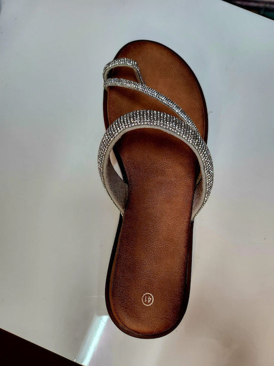 Flache Sandalen für Damen in Schwarz Farbe