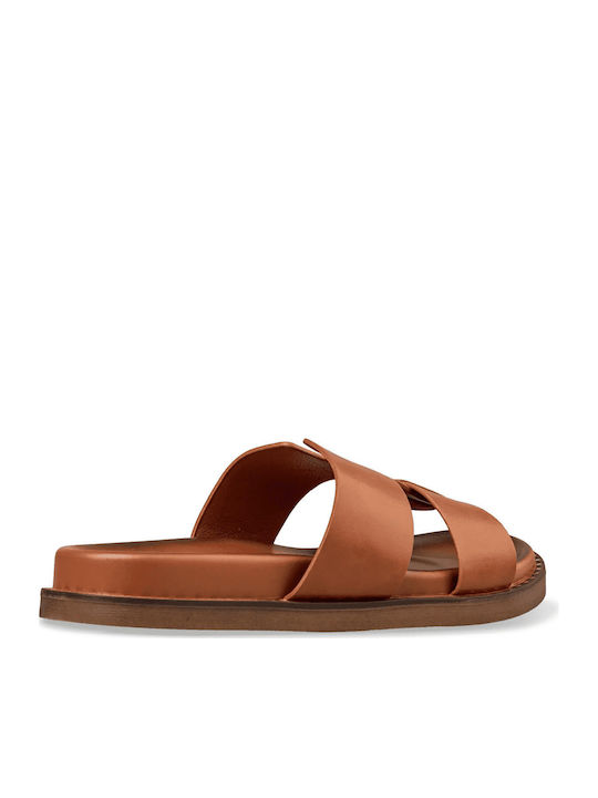 Women's Flat Sandals in Brown Color