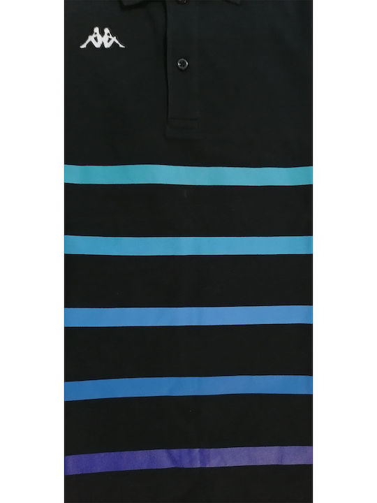 Feystripe Polo Short Sleeve T-shirt Black