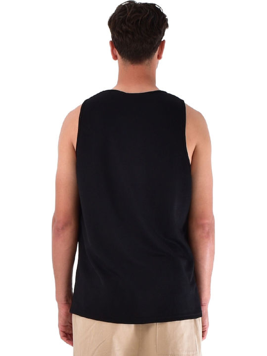 Men's Short Sleeve Blouse Black