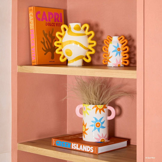 Que Rico Decorative Vase Multicolour 19.5x14.5x22.5cm