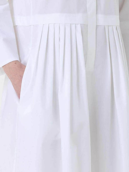 Σεμιζιέ Φόρεμα Optical White