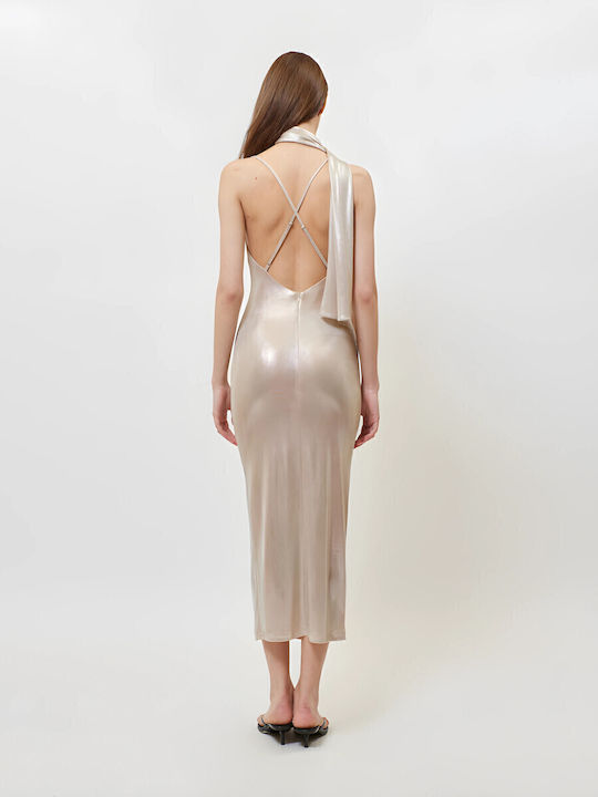 Лятна Midi Рокля Nude