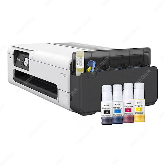 KMP Kompatible Tintenstrahldrucker-Tintenpatrone Canon PFI050C (5699C001) 900 Seiten 14ml Cyan 1Stück