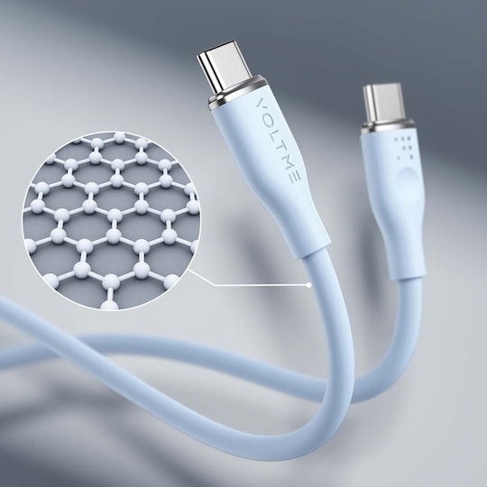 Voltme USB 2.0 Cable USB-C Male - USB-C 100W PD Green 1.8m