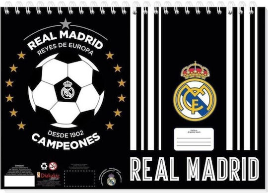 Bloc de desen Real Madrid 23x33cm 40 foi autocolante șablon 170822