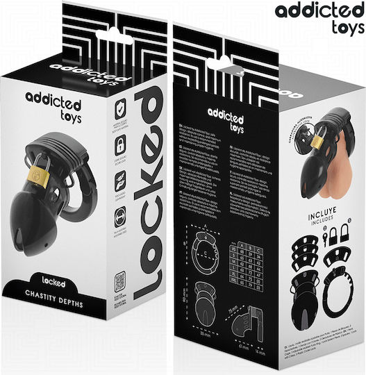 Addicted Toys Κλουβί Πέους σε Μαύρο Χρώμα