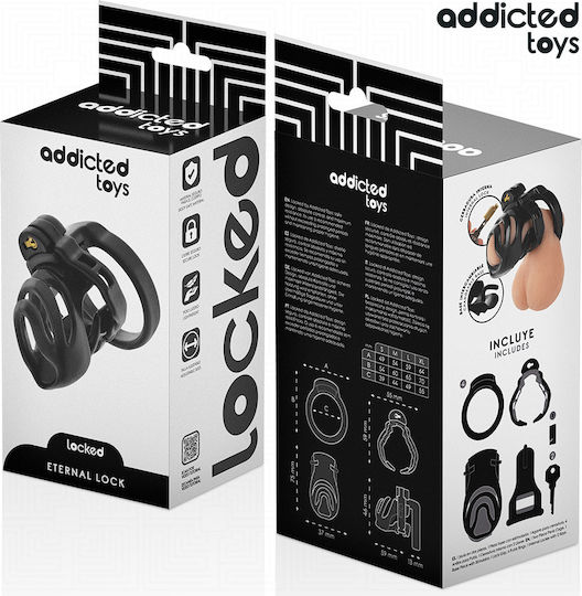 Addicted Toys Κλουβί Πέους σε Μαύρο Χρώμα