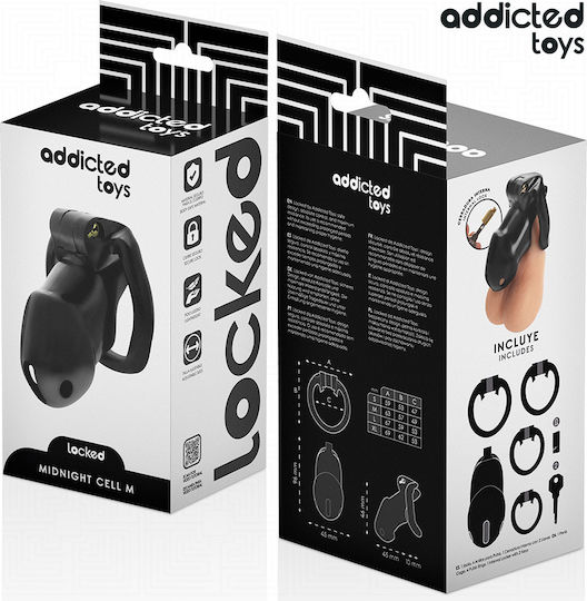 Addicted Toys Κλουβί Πέους σε Μαύρο Χρώμα