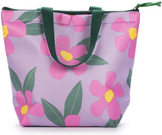 Tri-Coastal Design Modern Retro Flowers Kids' Lunch Bag Handbag 26x10x30cm