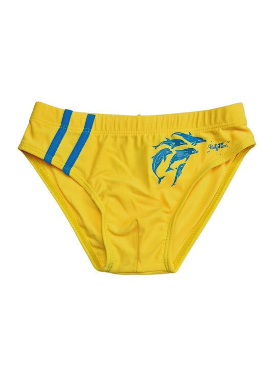 Ferrari Group Kids Swimwear Swim Briefs Yellow