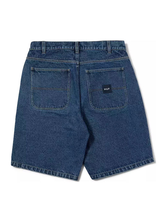 Classic H Double Knee Herrenshorts Stone Wash Indigo