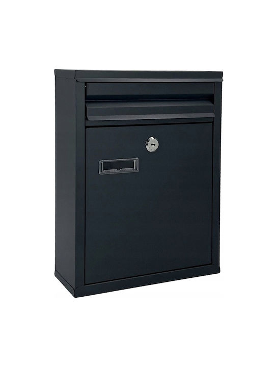 Cutie Poștală pentru Exterior Inox în Culoarea Gri 32x8x25cm