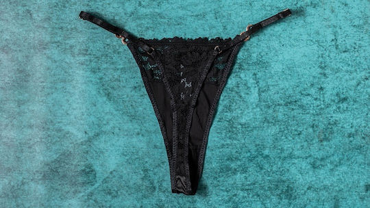 Ophelia's Dream Lingerie Satin Lace Set Black 105532blk