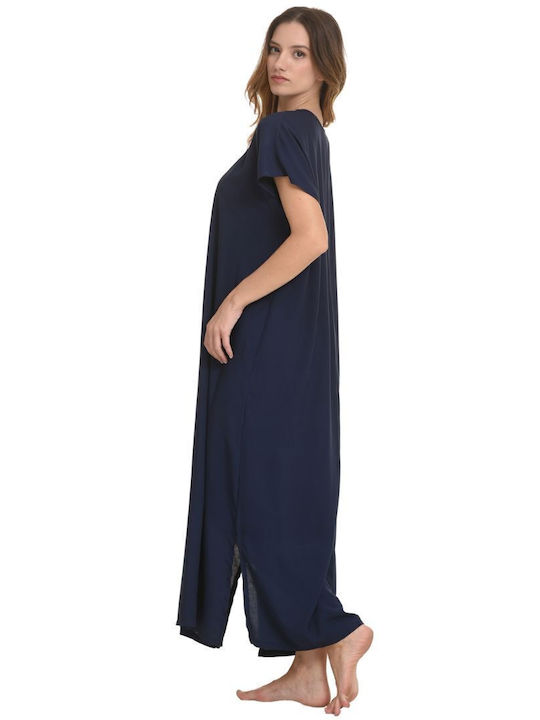Zen by Daisy Women's Mini Dress Beachwear Blue