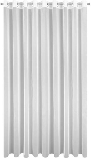 Eurofirany Vorhang mit Grommet Esel Weiß 250x350cm