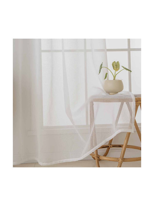 Beauty Home Perdea Cu Capse Sharp Art 8448 Ecru 140x270cm