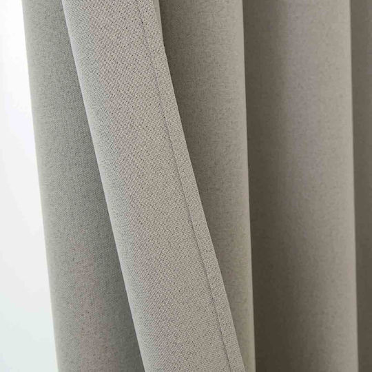 Beauty Home Verdunkelungsvorhang mit Grommets Total 8446 Ecru 140x270cm