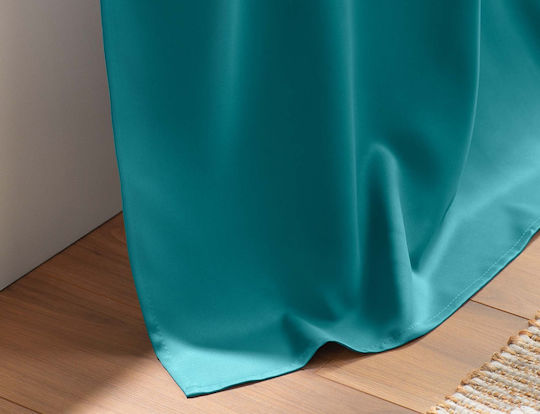 Douceur d'Intérieur Verdunkelung Fenster mit Grommets Blau 135x280cm Douceur d'Intérieur Verdunkelung Fenster mit Grommets Blau 135x280cm
