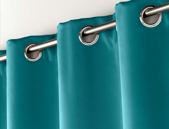 Douceur d'Intérieur Vorhang Verdunkelung Fenster mit Grommet Blau 135x280cm