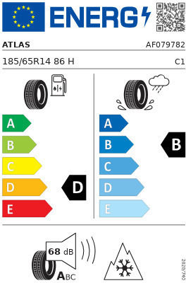 Atlas 185/65R14 86H Anvelopă 4 Anotimpuri pentru Mașină de Pasageri