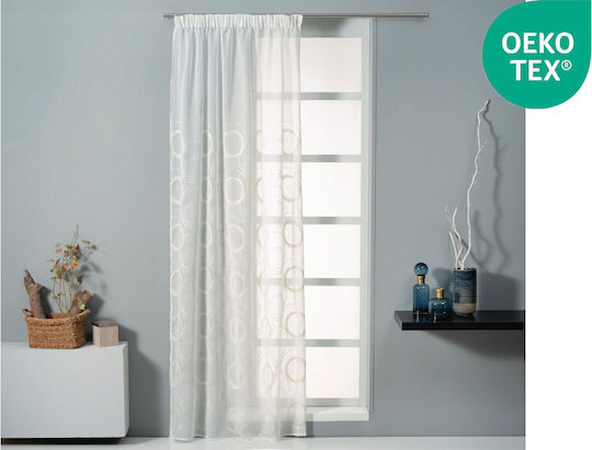 Easy Home Laserta με Τρέσα Λευκή 140x270εκ.