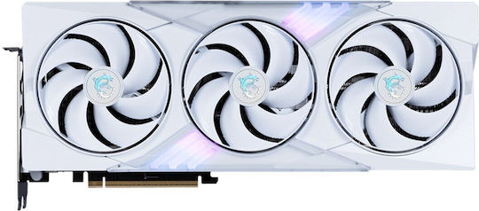 MSI GeForce RTX 5070 Ti 16GB GDDR7 Гейминг Трио OC Бял Видеокарта