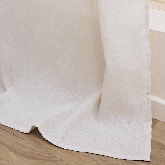 Atmosphera Curtain with Grommets Lacia Beige 140x240cm