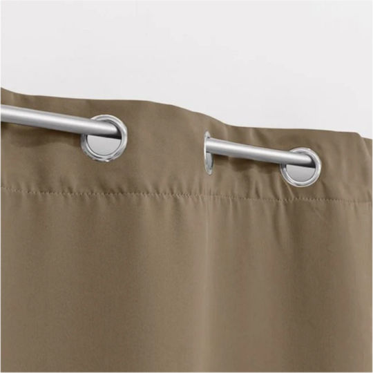 Συσκότισης Παραθύρου με Τρουκς Taupe 140x140εκ. Συσκότισης Παραθύρου με Τρουκς Taupe 140x140εκ.