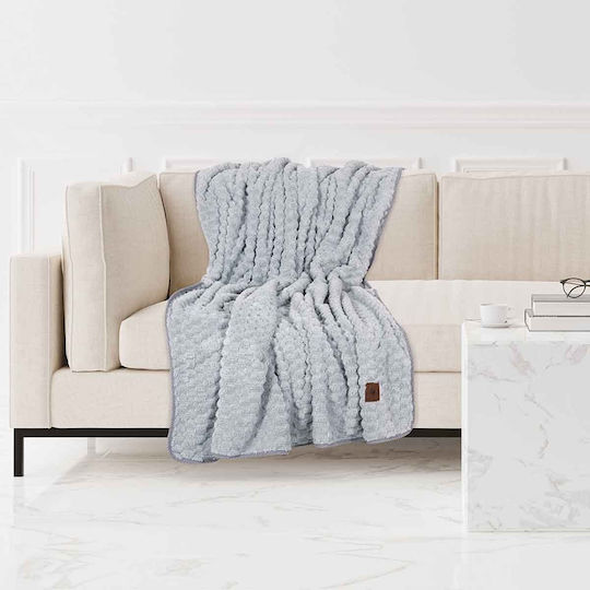 Greenwich Polo Club 8837 Κουβέρτα Fleece Καναπέ 130x170εκ. Grey