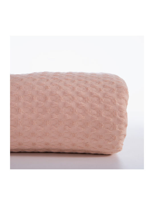 Nef-Nef Homeware New Golf Pique Blanket Single 160x240cm Pink
