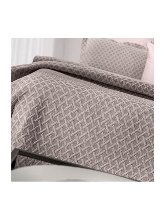 Guy Laroche Bello Κουβέρτα Πικέ Υπέρδιπλη 245x260εκ. Wenge