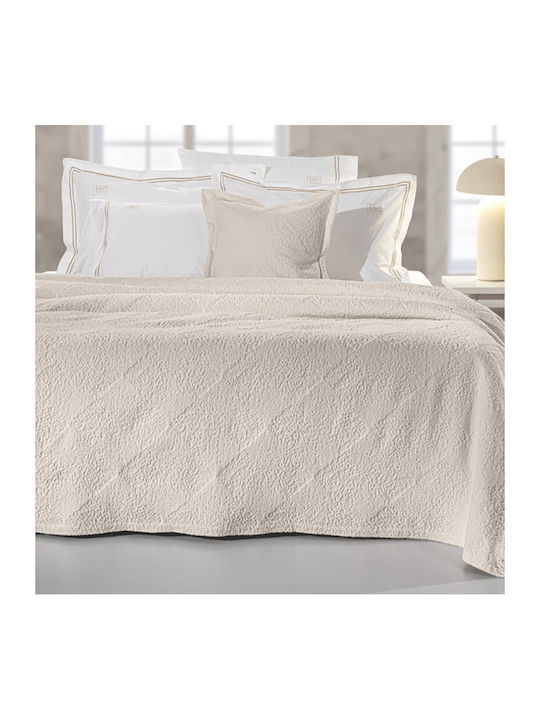Guy Laroche Portobello Κουβέρτα Σενίλ King Size 260x250εκ. Ecru