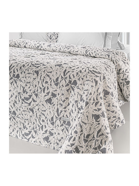 Guy Laroche Blossom Κουβέρτα Σενίλ King Size 260x250εκ. Smoke