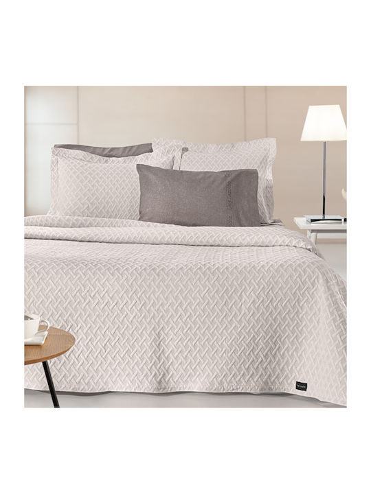 Guy Laroche Bello Κουβέρτα Πικέ Υπέρδιπλη 245x260εκ. Ivory