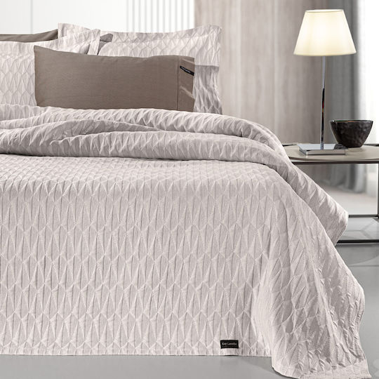 Guy Laroche Medici Pique Blanket Super King 245x260cm Linen