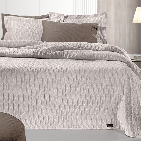 Guy Laroche Medici Pique Blanket Super King 245x260cm Linen