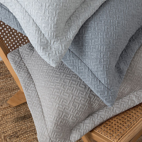 Palamaiki Zoe Μονή 170x260εκ. Grey Palamaiki Zoe Μονή 170x260εκ. Grey