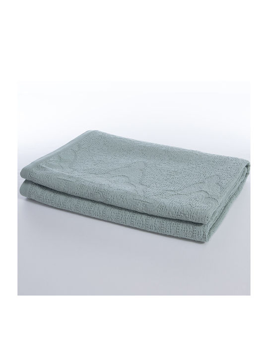 Nef-Nef Homeware Starige Κουβέρτα Πικέ Υπέρδιπλη 230x250εκ. Aqua