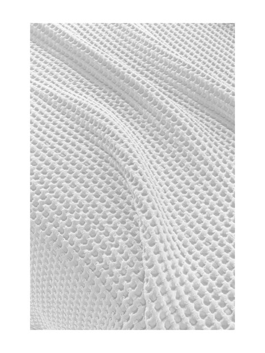Guy Laroche Eternity Pique Blanket King Size 260x240cm Snow White