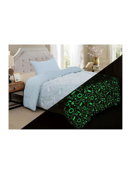 Lino Home Universo Blanket Fleece Single 160x220cm Ciel